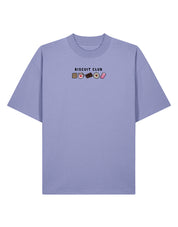 Biscuit Club Embroidered Oversized Organic Cotton Tee
