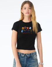 Tree Hill Embroidered Micro Rib Baby Tee