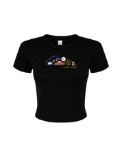 Forks Embroidered Micro Rib Baby Tee