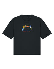 Tree Hill Embroidered Boxy Organic Cotton Tee