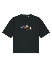 Forks Embroidered Boxy Organic Cotton Tee