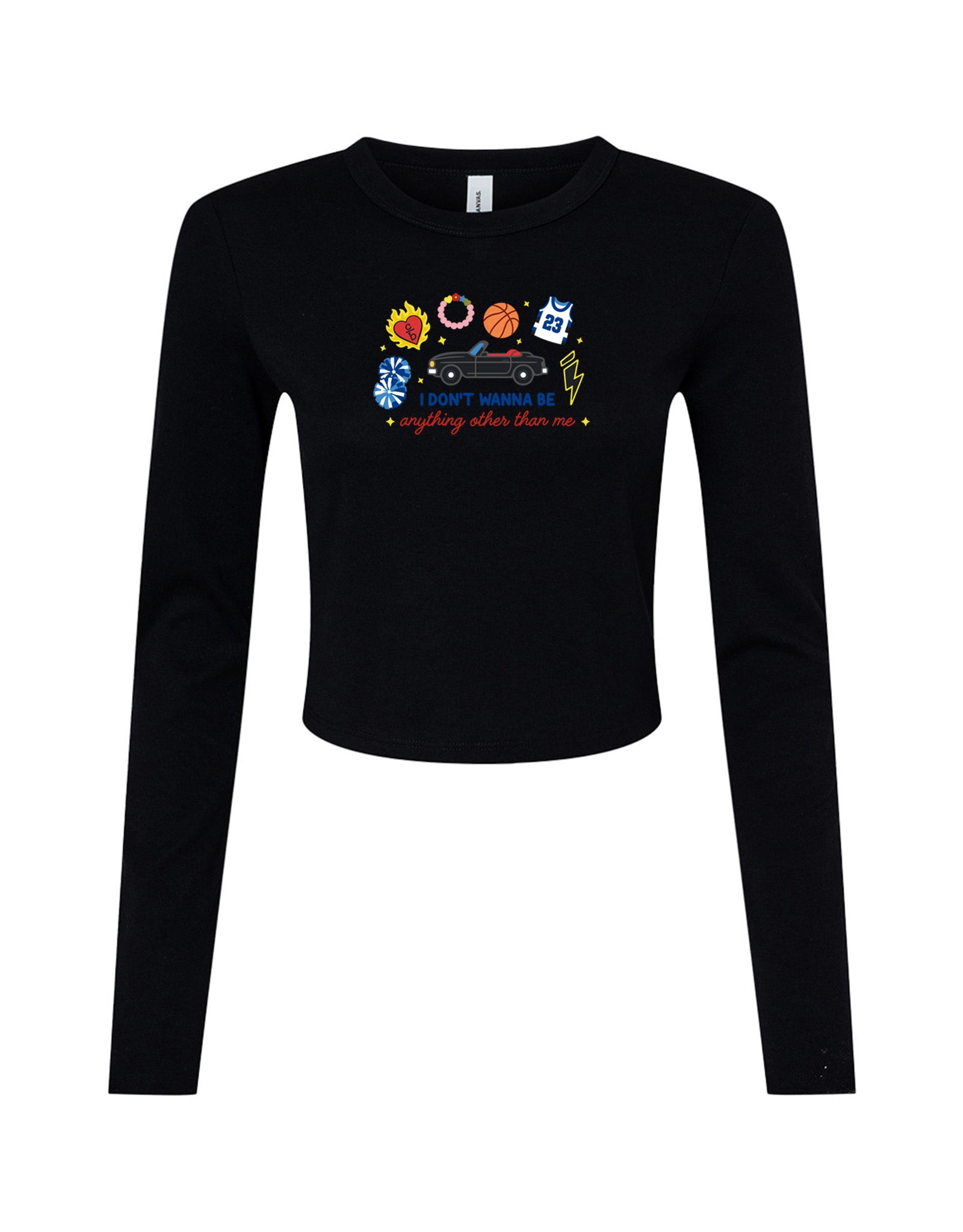 Tree Hill Embroidered Micro Rib Long Sleeved Tee
