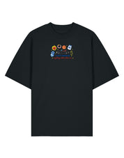 Tree Hill Embroidered Oversized Organic Cotton Tee