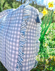 Essentials Quilted Frill Tote Bag