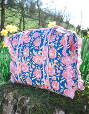 Essentials Quilted Frill Tote Bag