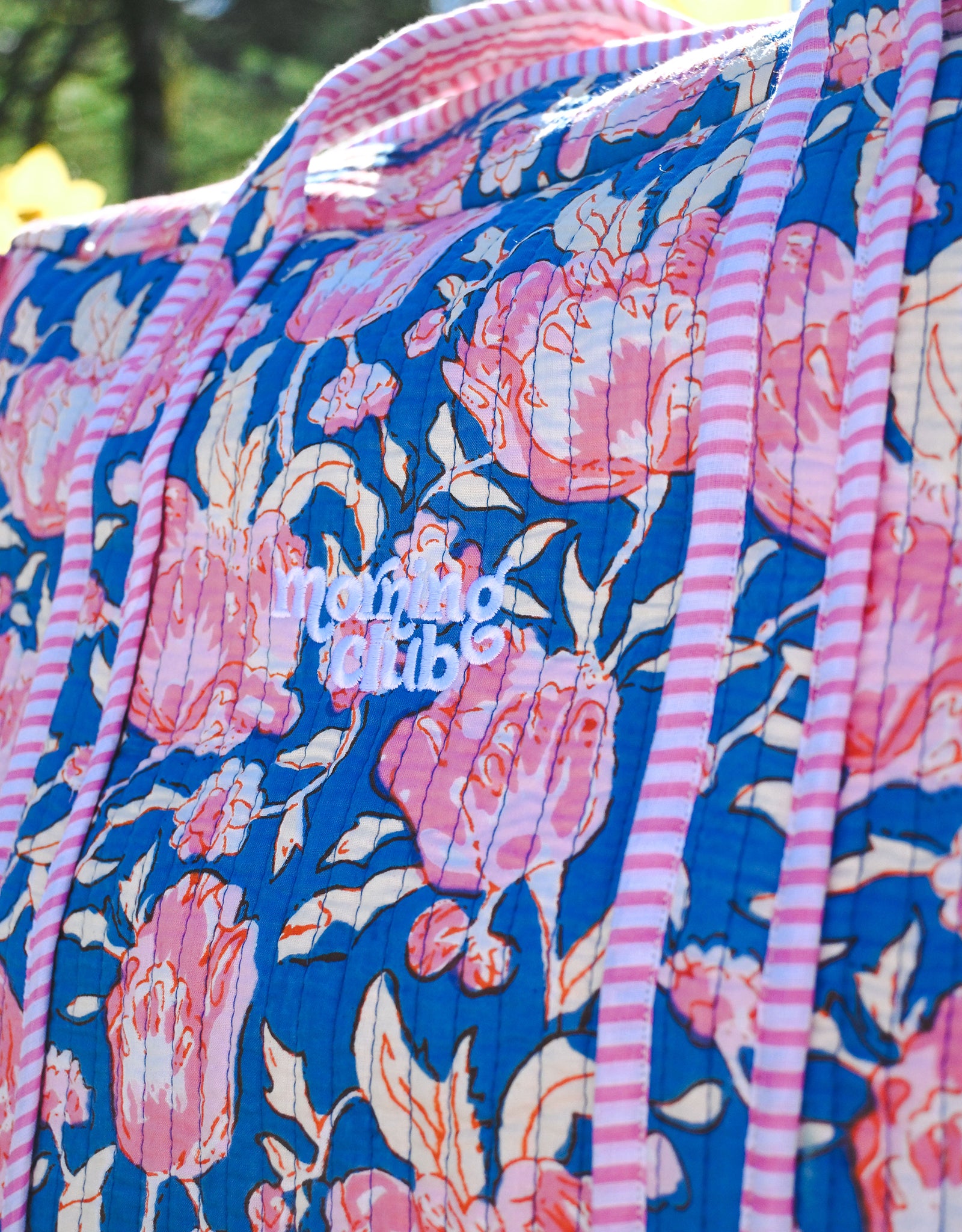 Essentials Quilted Frill Tote Bag