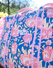 Essentials Quilted Frill Tote Bag