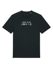 FREE BOOK: Book Club Embroidered Organic Cotton T-Shirt