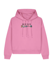 FREE BOOK: Book Club Embroidered Boxy Organic Cotton Hoodie
