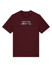 FREE BOOK: Book Club Embroidered Organic Cotton T-Shirt