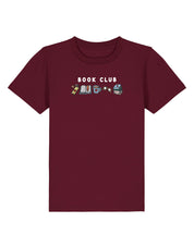FREE BOOK: Book Club Embroidered Organic Cotton Childrens T-Shirt
