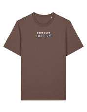 FREE BOOK: Book Club Embroidered Organic Cotton T-Shirt