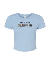 FREE BOOK: Book Club Embroidered Micro Rib Baby Tee