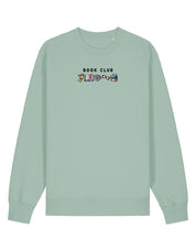 FREE BOOK: Book Club Embroidered Organic Cotton Sweatshirt