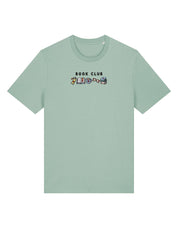FREE BOOK: Book Club Embroidered Organic Cotton T-Shirt
