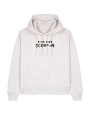FREE BOOK: Book Club Embroidered Boxy Organic Cotton Hoodie