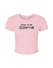 FREE BOOK: Book Club Embroidered Micro Rib Baby Tee