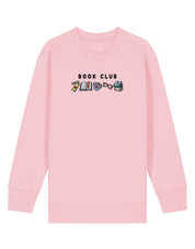 FREE BOOK: Book Club Embroidered Organic Cotton Childrens Sweatshirt