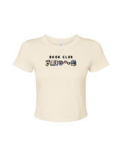 FREE BOOK: Book Club Embroidered Micro Rib Baby Tee