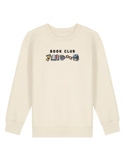 FREE BOOK: Book Club Embroidered Organic Cotton Childrens Sweatshirt