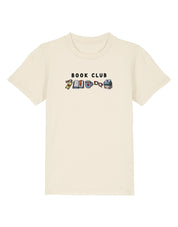 FREE BOOK: Book Club Embroidered Organic Cotton Childrens T-Shirt