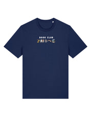 FREE BOOK: Book Club Embroidered Organic Cotton T-Shirt