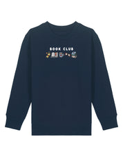 FREE BOOK: Book Club Embroidered Organic Cotton Childrens Sweatshirt