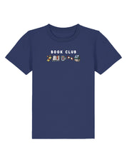 FREE BOOK: Book Club Embroidered Organic Cotton Childrens T-Shirt