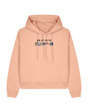 FREE BOOK: Book Club Embroidered Boxy Organic Cotton Hoodie