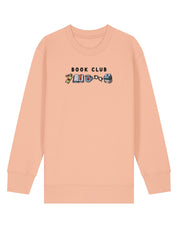 FREE BOOK: Book Club Embroidered Organic Cotton Childrens Sweatshirt