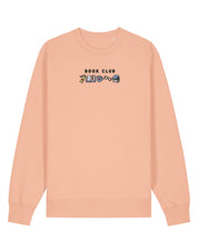 FREE BOOK: Book Club Embroidered Organic Cotton Sweatshirt