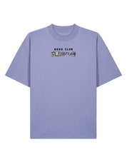 FREE BOOK: Book Club Embroidered Oversized Organic Cotton Tee