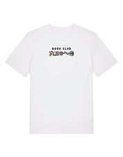FREE BOOK: Book Club Embroidered Organic Cotton T-Shirt