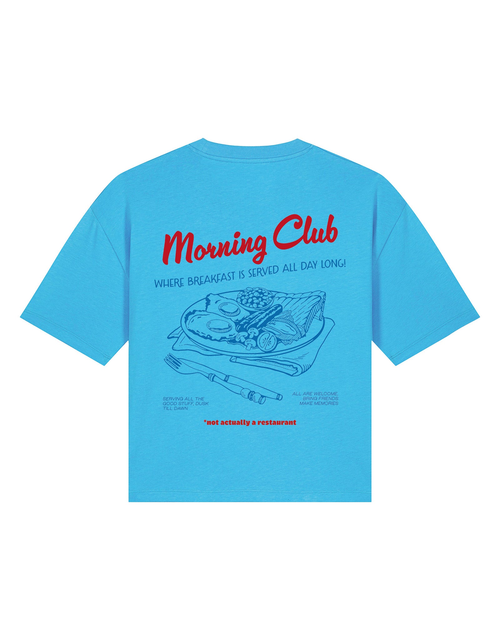 Breakfast Fry-Up Boxy Organic Cotton Tee