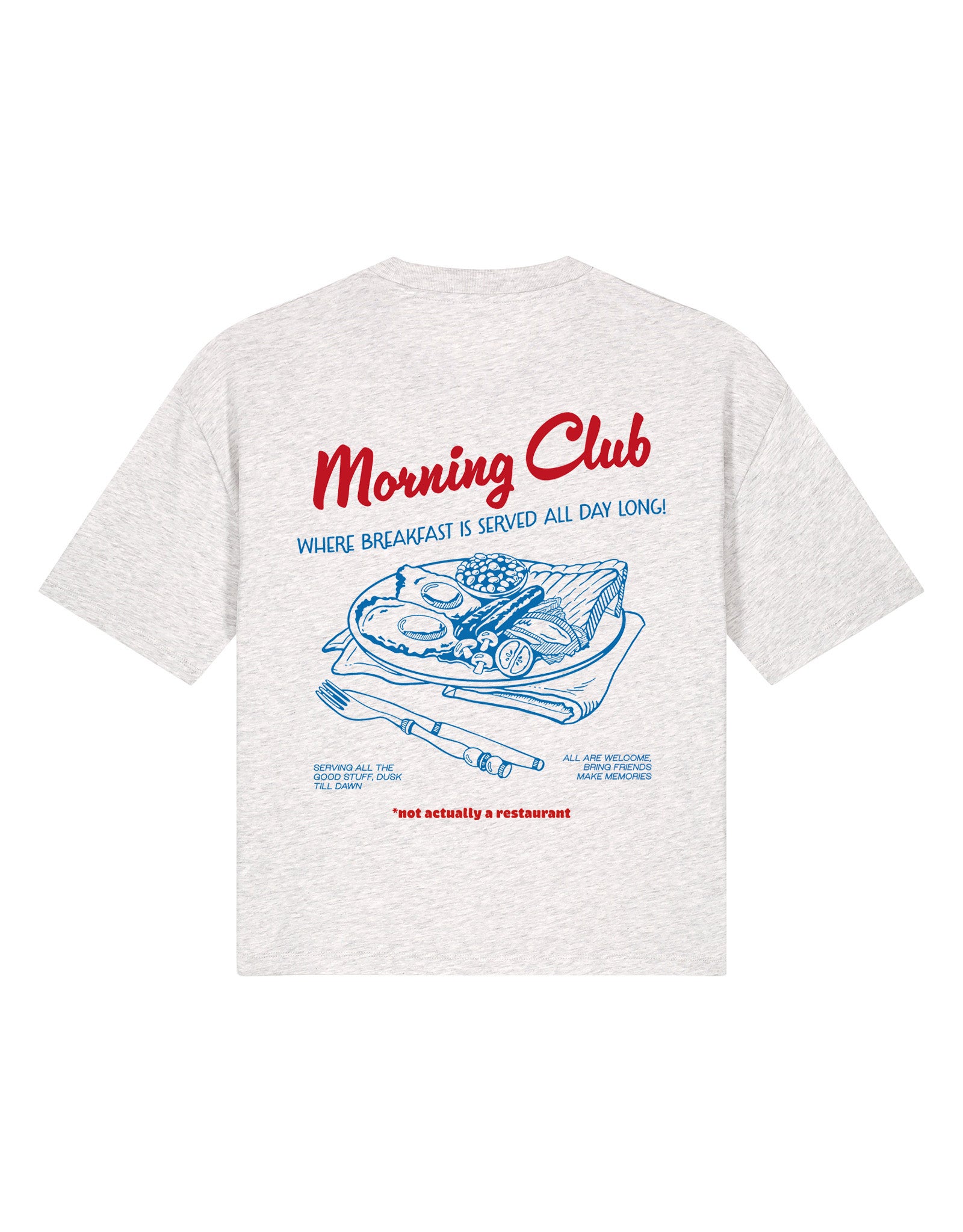 Breakfast Fry-Up Boxy Organic Cotton Tee