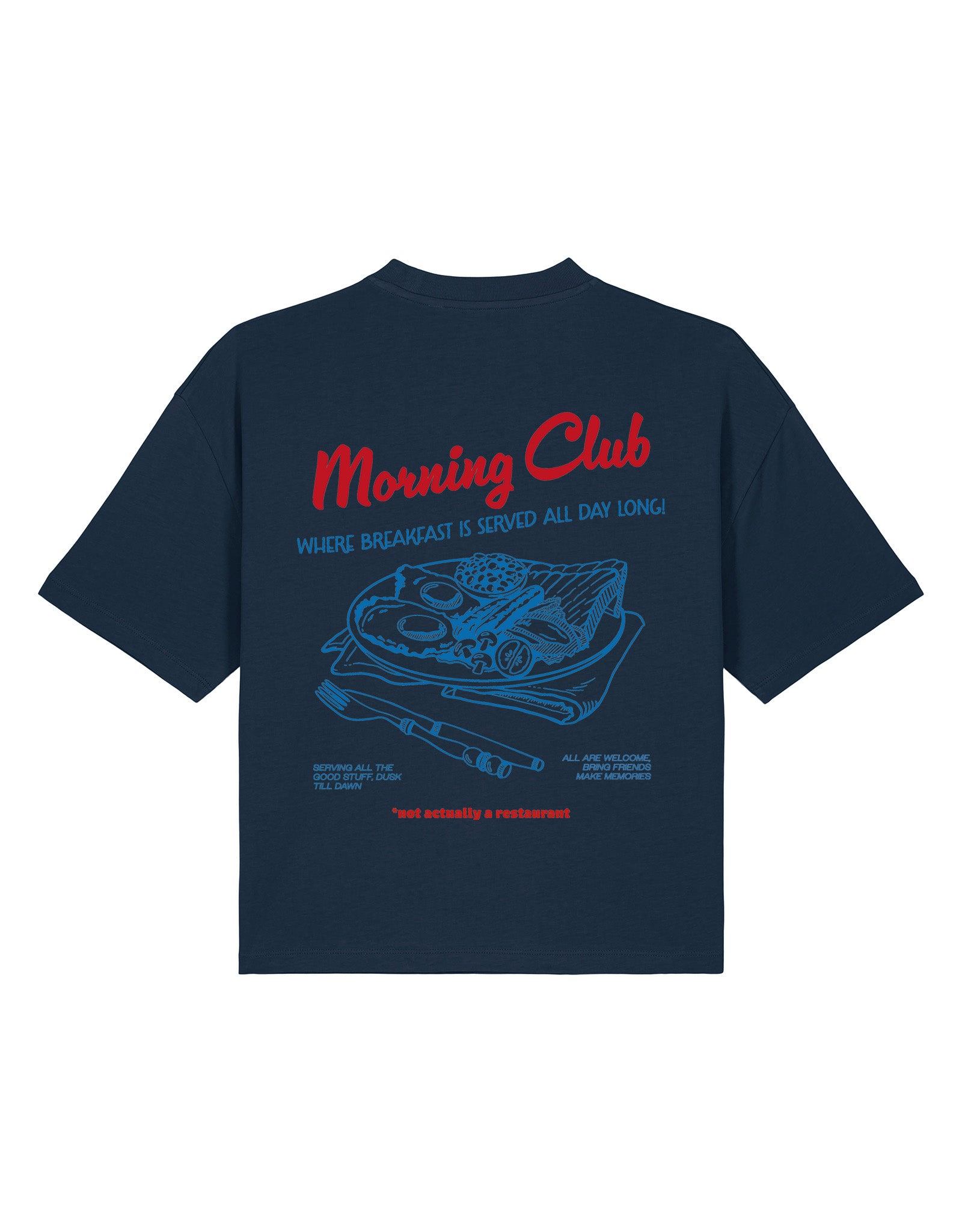 Breakfast Fry-Up Boxy Organic Cotton Tee