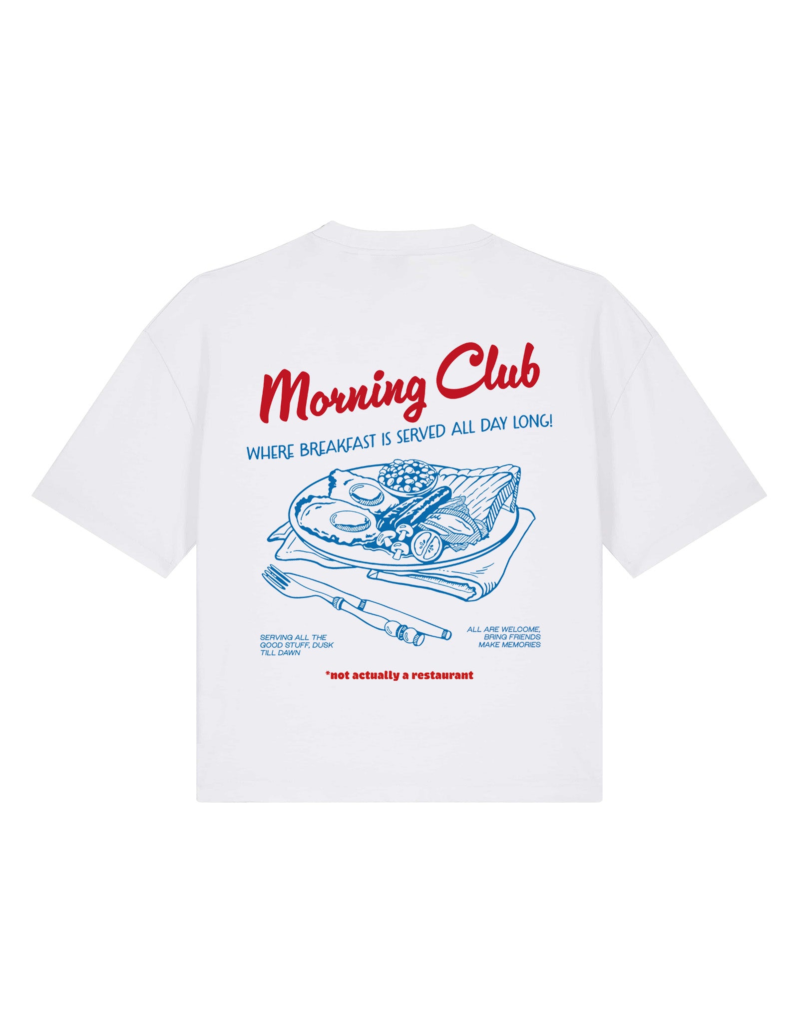 Breakfast Fry-Up Boxy Organic Cotton Tee