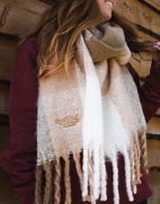 Essential Embroidered Recycled Polyester Scarf