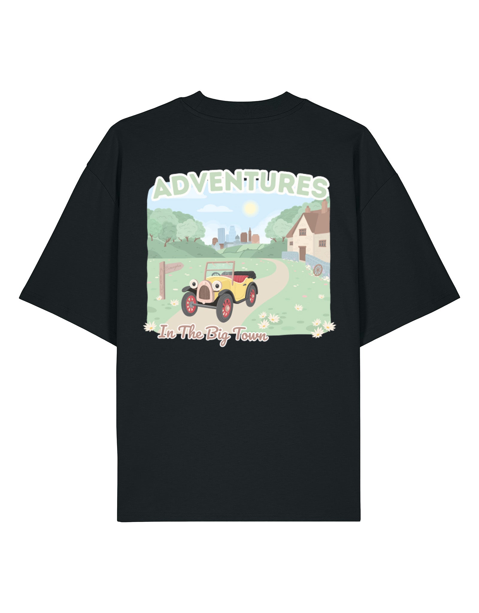 Brum Printed Oversized Organic Cotton T-Shirt