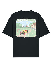Brum Printed Oversized Organic Cotton T-Shirt