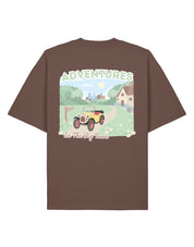 Brum Printed Oversized Organic Cotton T-Shirt