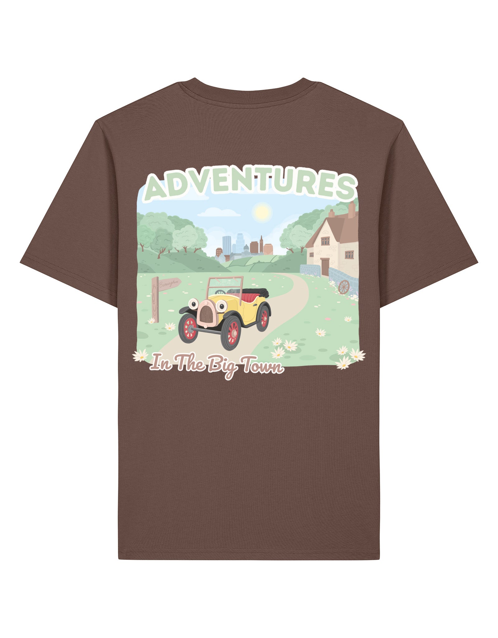 Brum Printed Organic Cotton T-Shirt