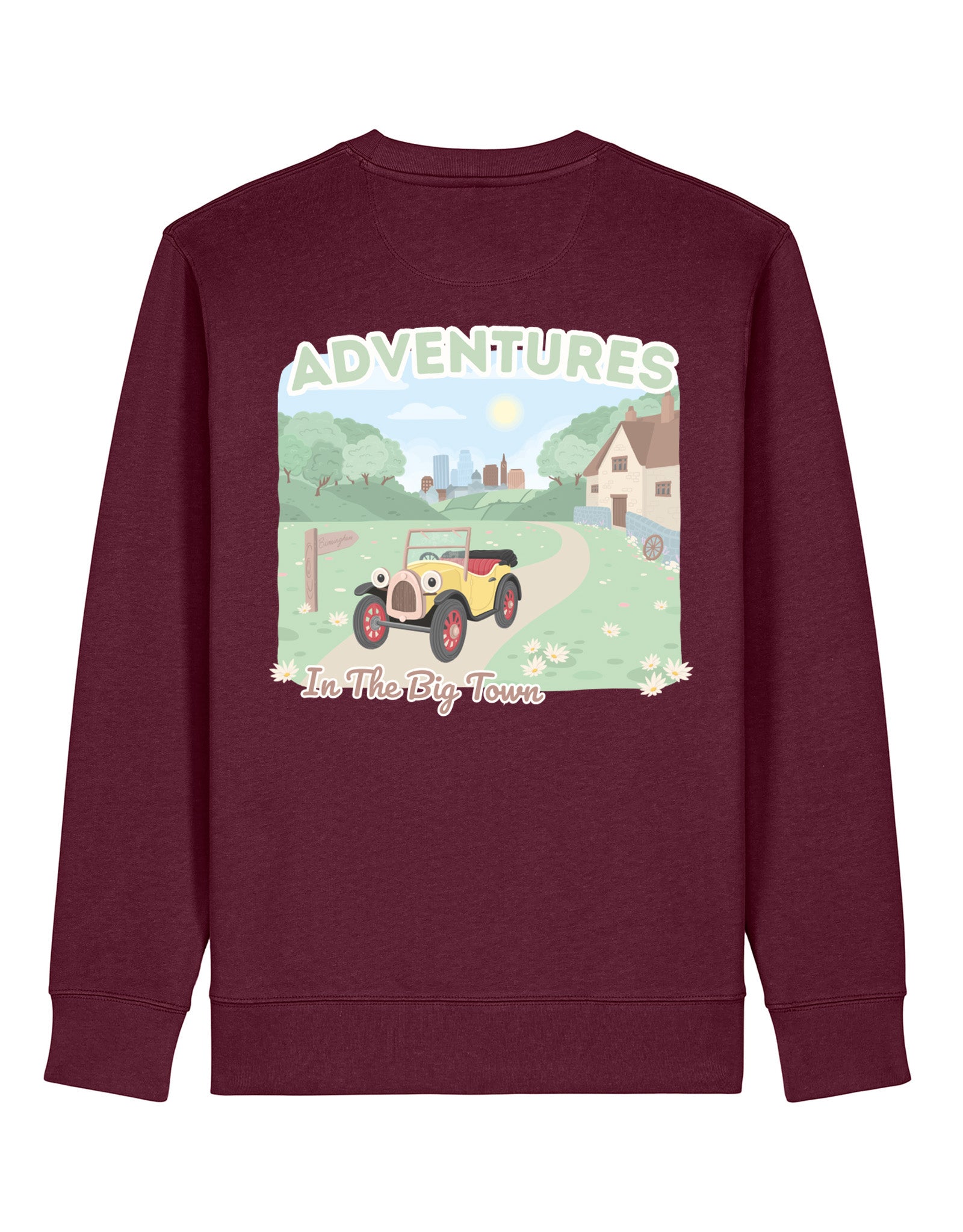 Brum Printed Organic Cotton Sweatshirt
