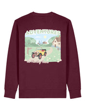 Brum Printed Organic Cotton Sweatshirt