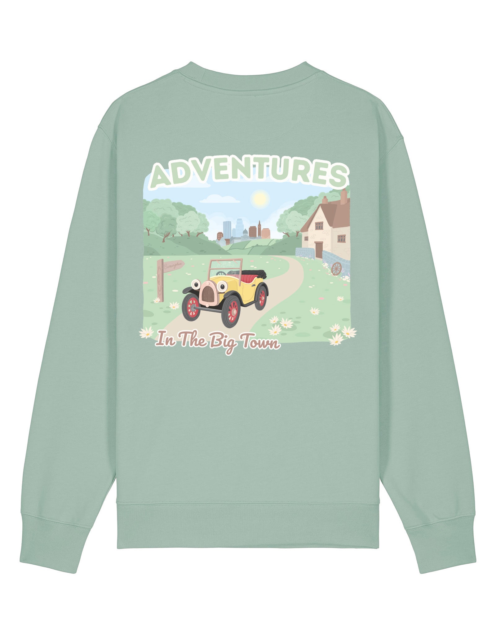 Brum Printed Organic Cotton Sweatshirt