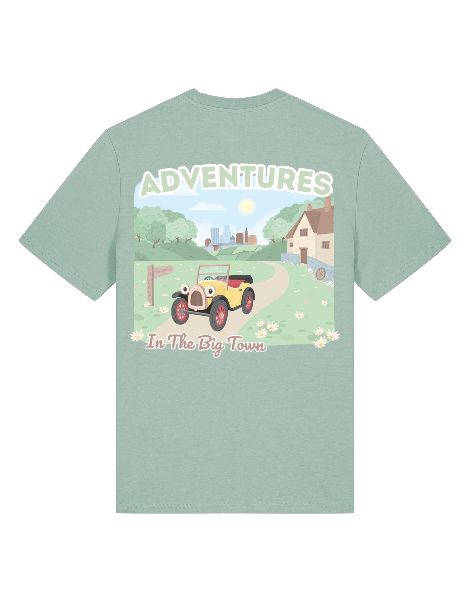 Brum Printed Organic Cotton T-Shirt