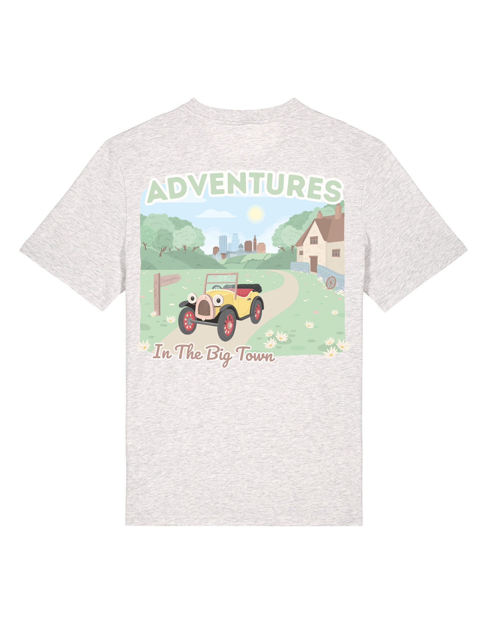 Brum Printed Organic Cotton T-Shirt