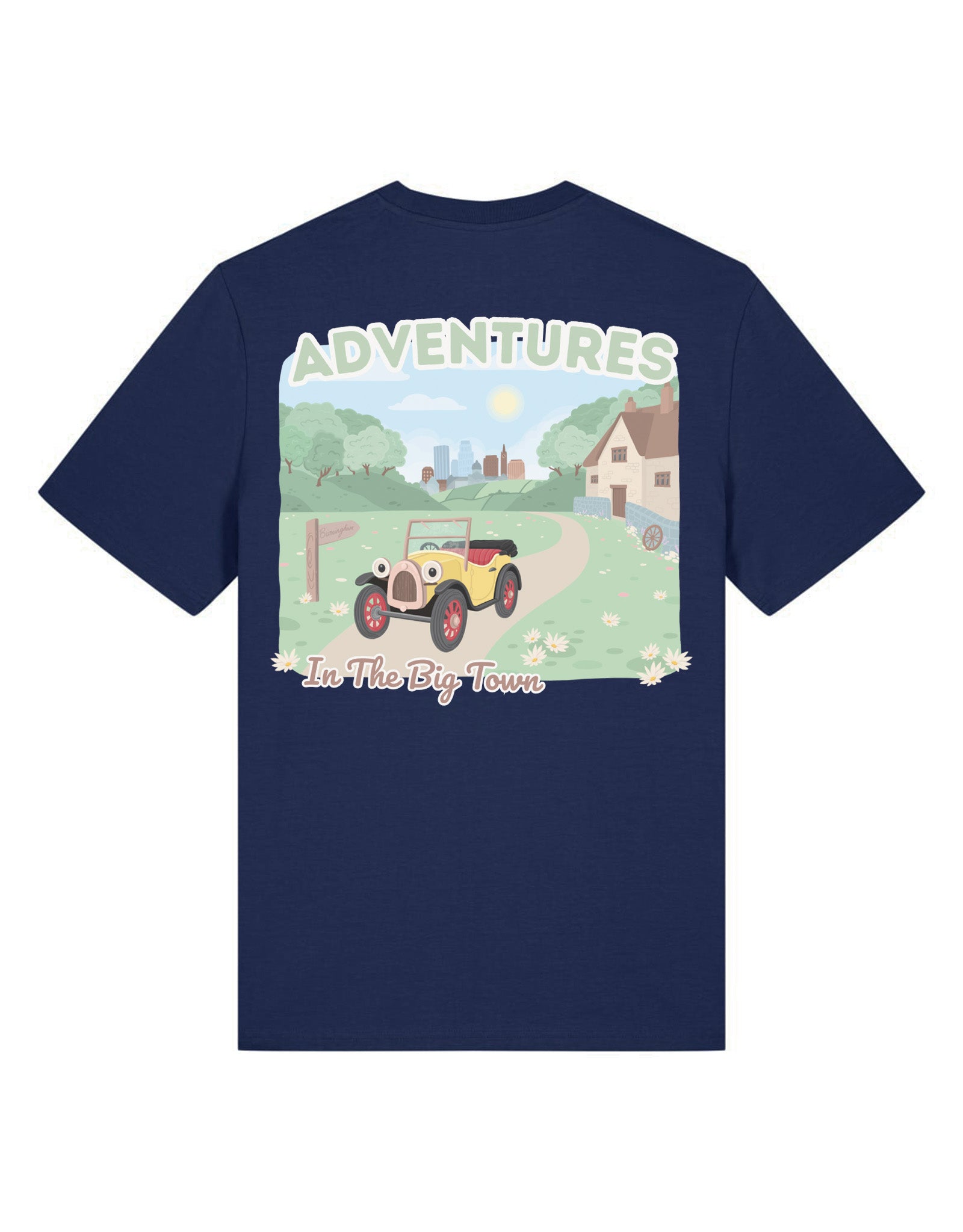 Brum Printed Organic Cotton T-Shirt