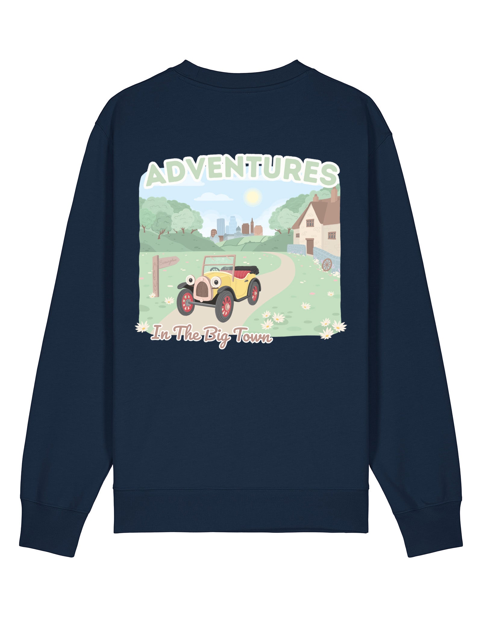 Brum Printed Organic Cotton Sweatshirt