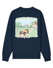 Brum Printed Organic Cotton Sweatshirt